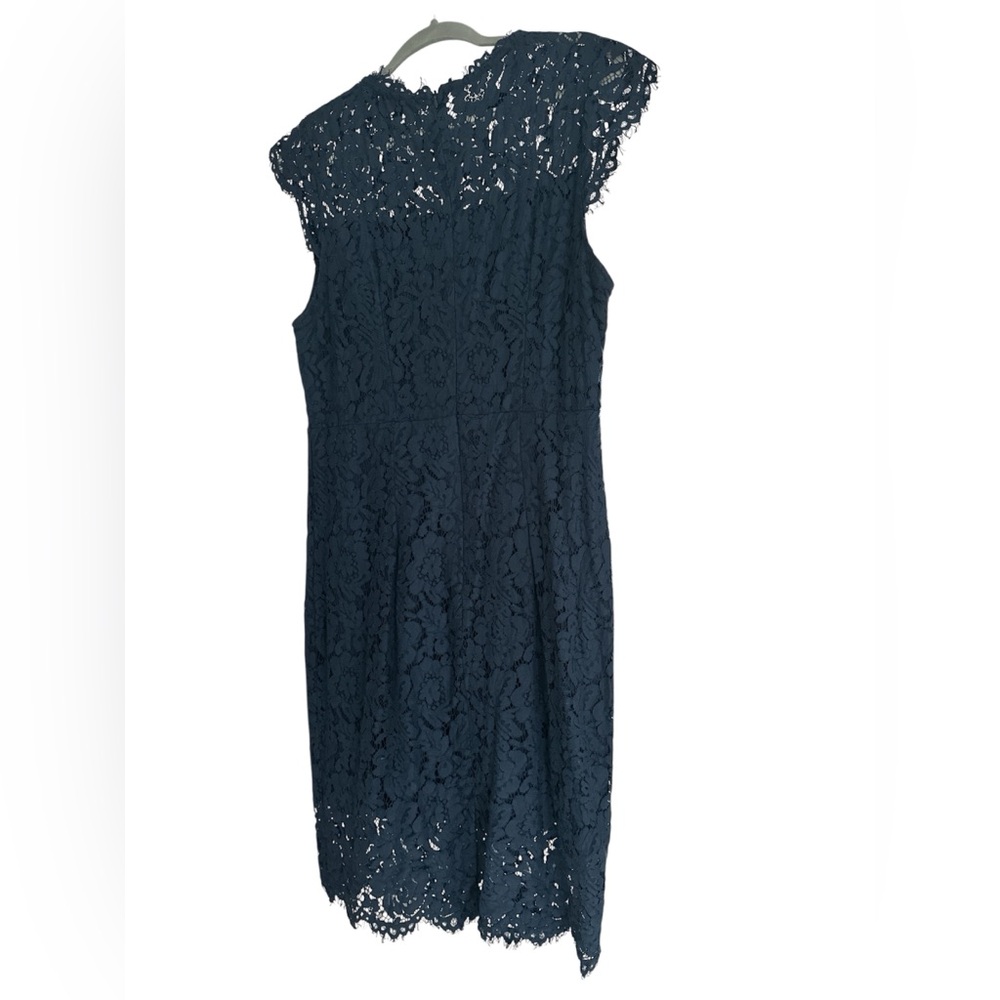 Fashion Bug Midnight Blue Lace Midi Dress